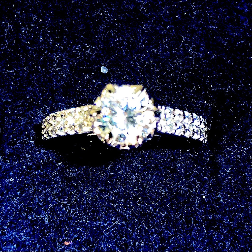 1 1/4 Carat Cubic Zirconia Cocktail Ring